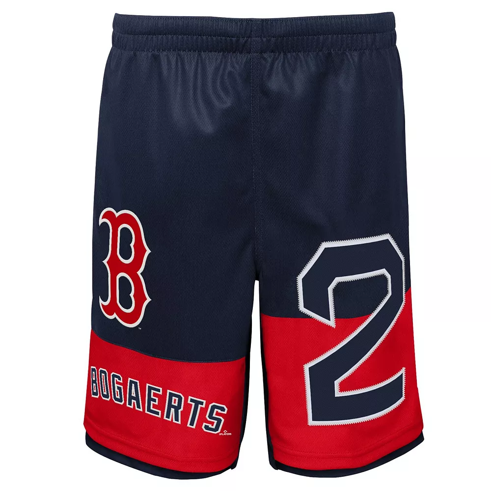 Youth Xander Bogaerts Navy Boston Red Sox Pandemonium Name & Number Shorts 3 Youth Xander Bogaerts Navy Boston Red Sox Pandemonium Name & Number Shorts - Image 3