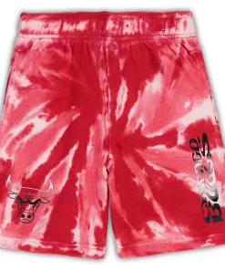 Preschool White/Red Chicago Bulls Santa Monica Shorts