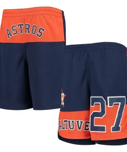 Youth Jose Altuve Navy Houston Astros Pandemonium Name & Number Shorts