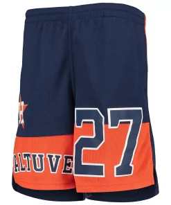 Youth Jose Altuve Navy Houston Astros Pandemonium Name & Number Shorts 6 Youth Jose Altuve Navy Houston Astros Pandemonium Name & Number Shorts -MLB Shop 5845704 ALT2