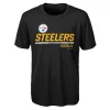 Youth Black Pittsburgh Steelers Engaged T-Shirt