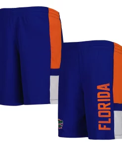 Youth Royal Florida Gators Lateral Mesh Performance Shorts -MLB Shop 5908047 ALT