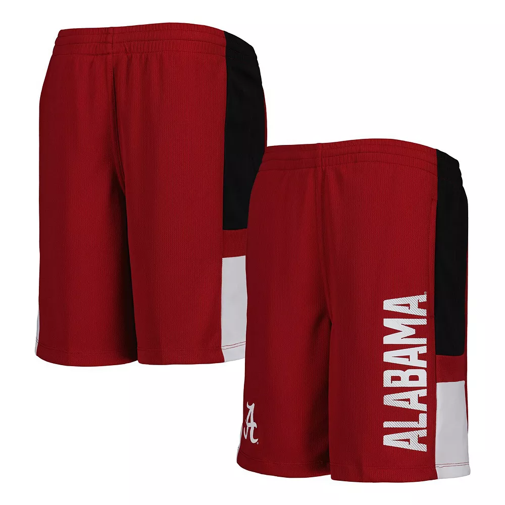 Youth Crimson Alabama Crimson Tide Lateral Mesh Performance Shorts 1 Youth Crimson Alabama Crimson Tide Lateral Mesh Performance Shorts