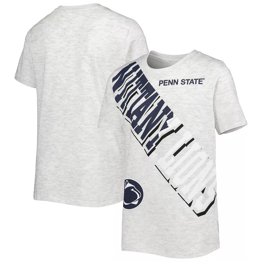 Youth White Penn State Nittany Lions Highlight Lightning Print Oversized T-Shirt 1 Youth White Penn State Nittany Lions Highlight Lightning Print Oversized T-Shirt