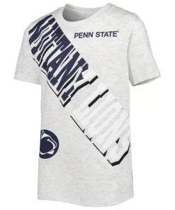 Youth White Penn State Nittany Lions Highlight Lightning Print Oversized T-Shirt 5 Youth White Penn State Nittany Lions Highlight Lightning Print Oversized T-Shirt -MLB Shop 5908650 ALT2