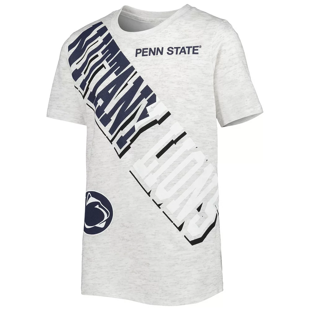 Youth White Penn State Nittany Lions Highlight Lightning Print Oversized T-Shirt 3 Youth White Penn State Nittany Lions Highlight Lightning Print Oversized T-Shirt - Image 3