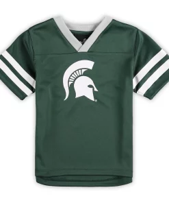 Preschool Green/Gray Michigan State Spartans Red Zone Jersey & Pants Set -MLB Shop 5915415 ALT2