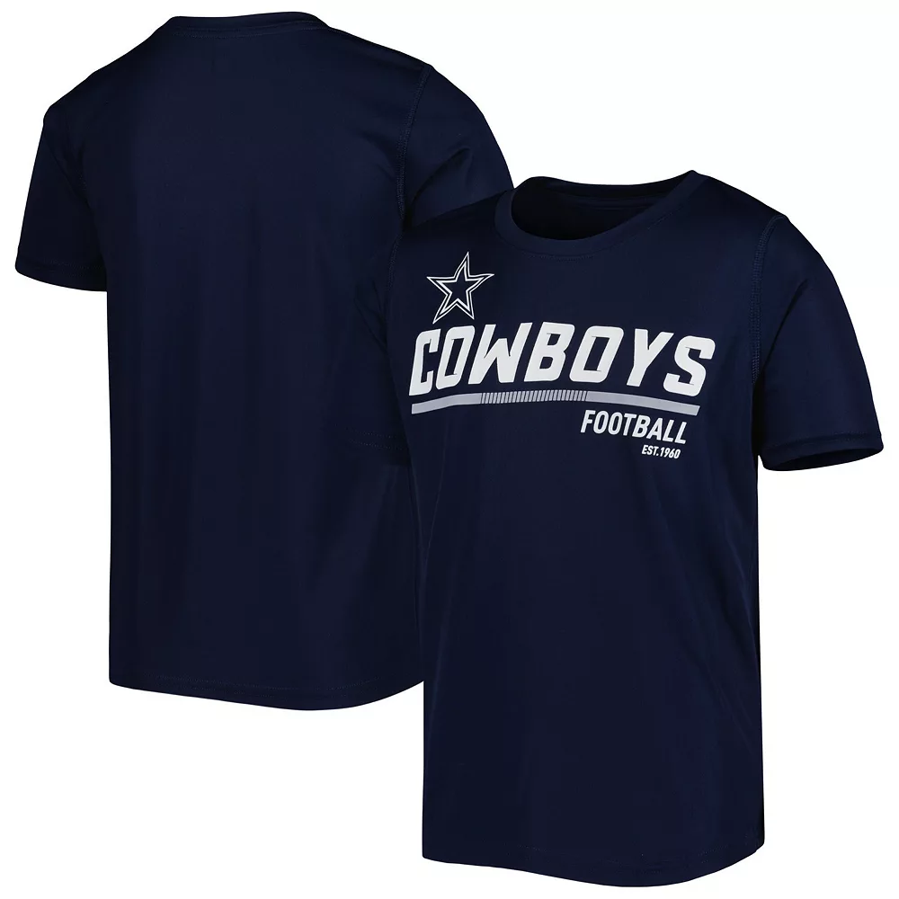 Youth Navy Dallas Cowboys Engaged T-Shirt 2 Youth Navy Dallas Cowboys Engaged T-Shirt - Image 2