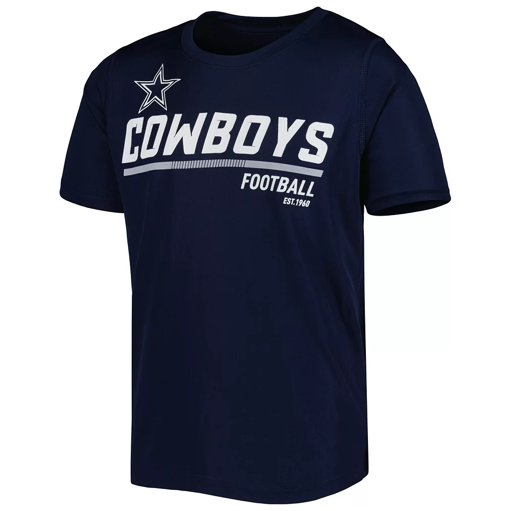 Youth Navy Dallas Cowboys Engaged T-Shirt 3 Youth Navy Dallas Cowboys Engaged T-Shirt - Image 3