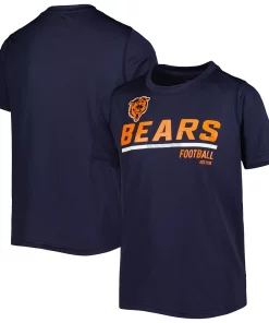 Alternative view of Youth Navy Chicago Bears Engaged T-Shirt