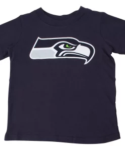 Toddler Seattle Seahawks College Navy Team Logo T-Shirt
