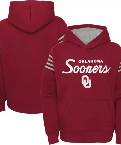 Youth Crimson Oklahoma Sooners The Champ Is Here Pullover Hoodie -MLB Shop 5929778 ALT