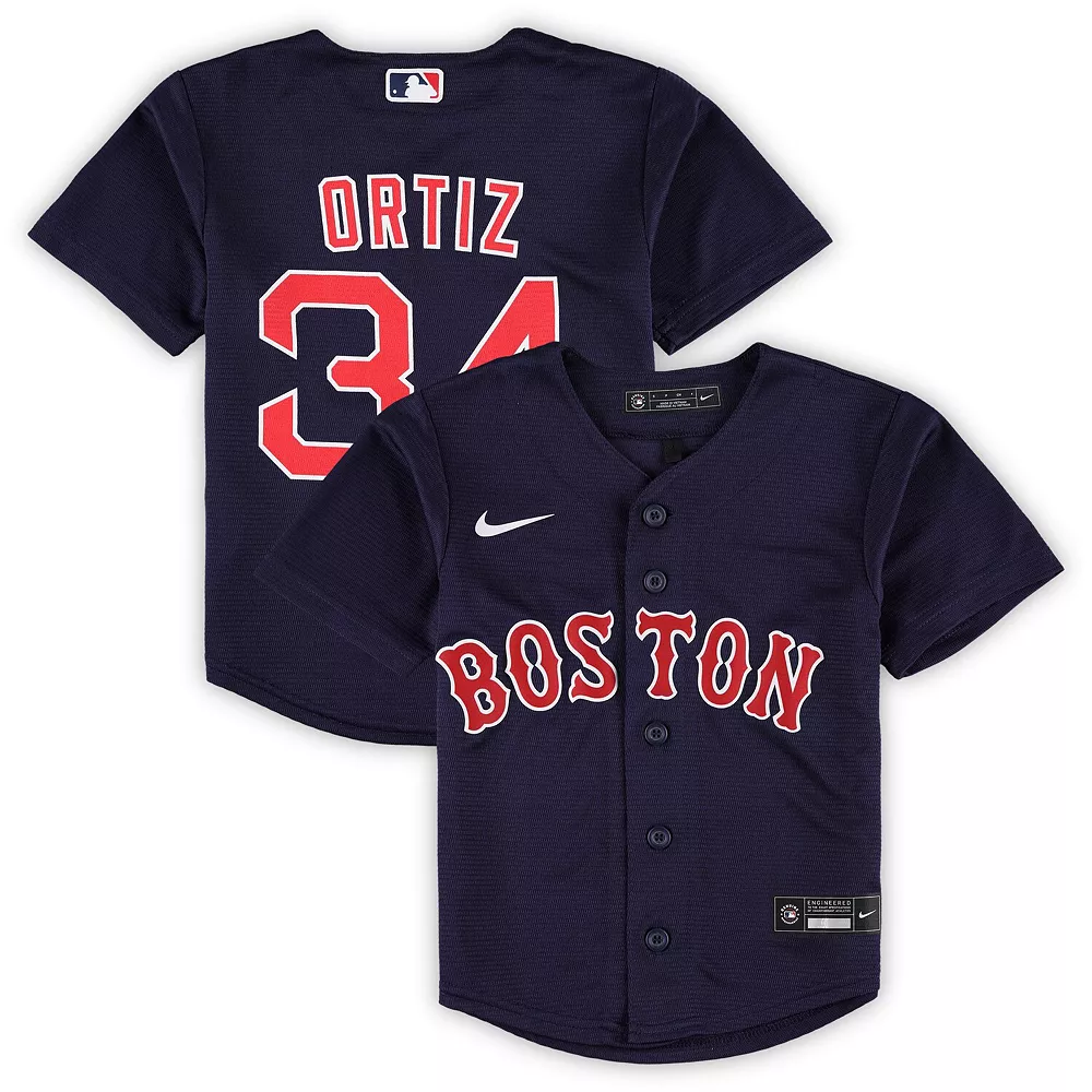 Preschool David Ortiz Navy Boston Red Sox 2022 Hall of Fame Replica Player Jersey 1 Preschool David Ortiz Navy Boston Red Sox 2022 Hall of Fame Replica Player Jersey