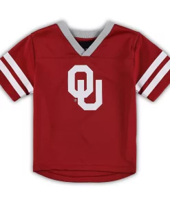 Preschool Crimson/Gray Oklahoma Sooners Red Zone Jersey & Pants Set 6 Preschool Crimson/Gray Oklahoma Sooners Red Zone Jersey & Pants Set -MLB Shop 5929943 ALT2