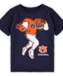 Toddler Navy Auburn Tigers Stiff Arm T-Shirt