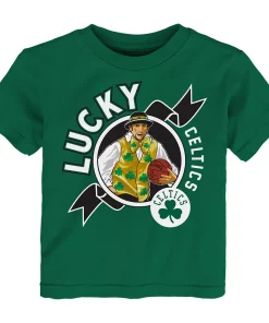Toddler Kelly Green Boston Celtics Ready to Play Mascot T-Shirt