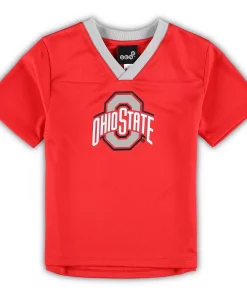 Preschool Scarlet/Gray Ohio State Buckeyes Red Zone Jersey & Pants Set 6 Preschool Scarlet/Gray Ohio State Buckeyes Red Zone Jersey & Pants Set -MLB Shop 5930190 ALT2