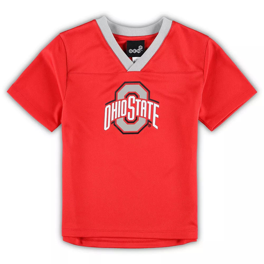 Preschool Scarlet/Gray Ohio State Buckeyes Red Zone Jersey & Pants Set 3 Preschool Scarlet/Gray Ohio State Buckeyes Red Zone Jersey & Pants Set - Image 3