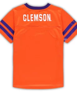 Preschool Orange/Purple Clemson Tigers Red Zone Jersey & Pants Set -MLB Shop 5930211 ALT3