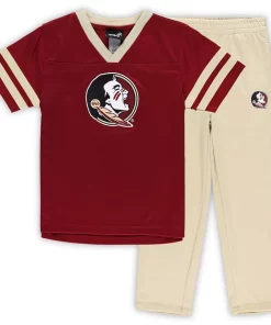 Preschool Garnet/Gold Florida State Seminoles Red Zone Jersey & Pants Set