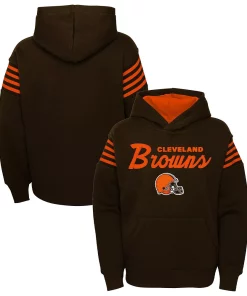 Youth Brown Cleveland Browns The Champ Is Here Pullover Hoodie