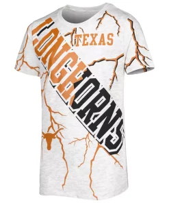 Youth White Texas Longhorns Highlight Lightning Print T-Shirt 5 Youth White Texas Longhorns Highlight Lightning Print T-Shirt -MLB Shop 5930304 ALT2