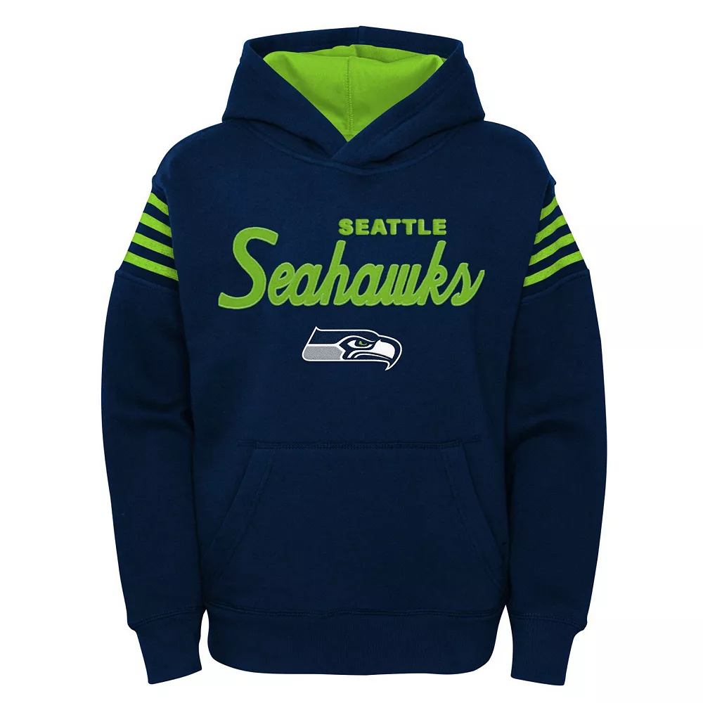 Youth College Navy Seattle Seahawks The Champ Is Here Pullover Hoodie 3 Youth College Navy Seattle Seahawks The Champ Is Here Pullover Hoodie - Image 3