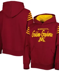 Youth Maroon Minnesota Golden Gophers The Champ Is Here Pullover Hoodie -MLB Shop 5935470 ALT