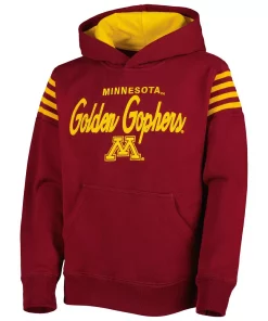 Youth Maroon Minnesota Golden Gophers The Champ Is Here Pullover Hoodie -MLB Shop 5935470 ALT2