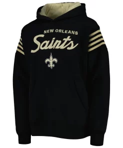 Youth Black New Orleans Saints The Champ Is Here Pullover Hoodie -MLB Shop 5935729 ALT2