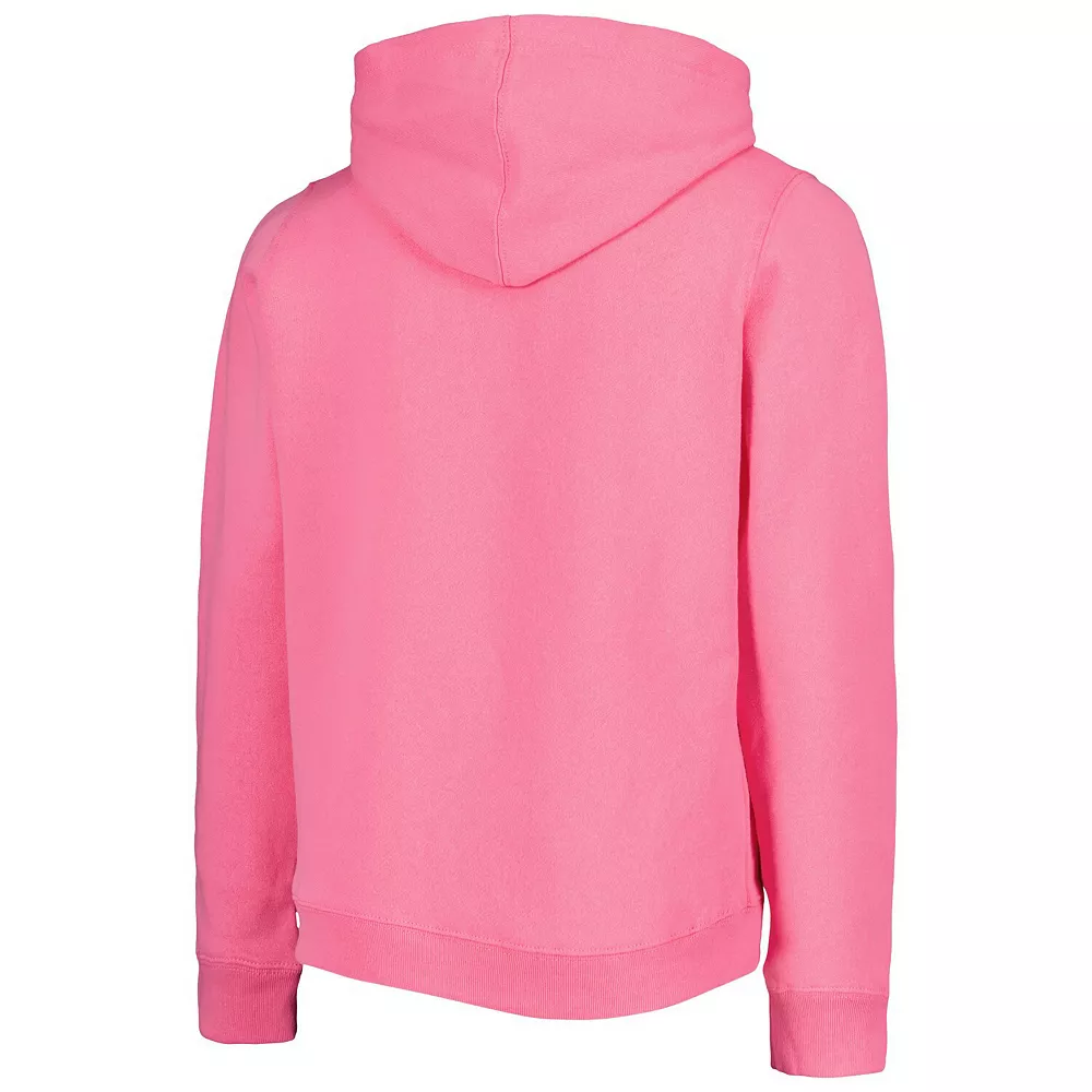 Girls Youth Pink Cleveland Browns Prime Pullover Hoodie 4 Girls Youth Pink Cleveland Browns Prime Pullover Hoodie - Image 4