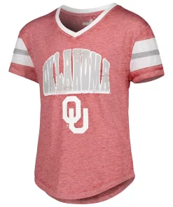 Youth Crimson Oklahoma Sooners Catch The Wave V-Neck T-Shirt 5 Youth Crimson Oklahoma Sooners Catch The Wave V-Neck T-Shirt -MLB Shop 5936262 ALT2