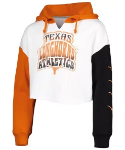 Girls Youth White/Texas Orange Texas Longhorns Color Run Fleece Pullover Hoodie 5 Girls Youth White/Texas Orange Texas Longhorns Color Run Fleece Pullover Hoodie -MLB Shop 5936752 ALT2