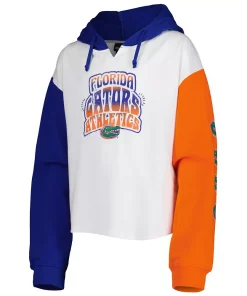 Girls Youth White/Royal Florida Gators Color Run Fleece Pullover Hoodie 5 Girls Youth White/Royal Florida Gators Color Run Fleece Pullover Hoodie -MLB Shop 5937441 ALT2