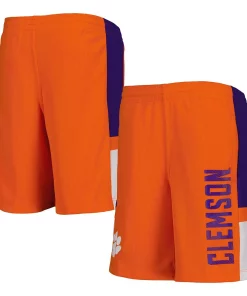 Youth Orange Clemson Tigers Lateral Mesh Performance Shorts -MLB Shop 5938233 ALT