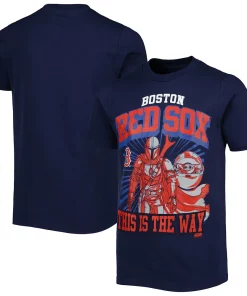 Youth Navy Boston Red Sox Star Wars This is the Way T-Shirt -MLB Shop 5938960 ALT