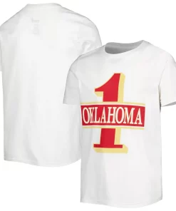 Youth White Oklahoma Sooners Fan T-Shirt