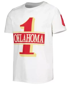 Youth White Oklahoma Sooners Fan T-Shirt -MLB Shop 5938996 ALT2