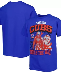 Youth Royal Chicago Cubs Star Wars This is the Way T-Shirt -MLB Shop 5939112 ALT