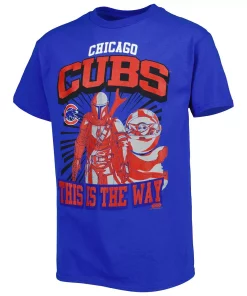 Youth Royal Chicago Cubs Star Wars This is the Way T-Shirt -MLB Shop 5939112 ALT2
