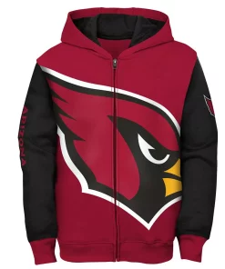 Youth Cardinal/Black Arizona Cardinals Poster Board Full-Zip Hoodie 5 Youth Cardinal/Black Arizona Cardinals Poster Board Full-Zip Hoodie -MLB Shop 5952351 ALT2