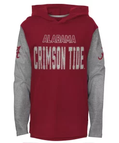 Youth Crimson Alabama Crimson Tide Heritage Hoodie Long Sleeve T-Shirt