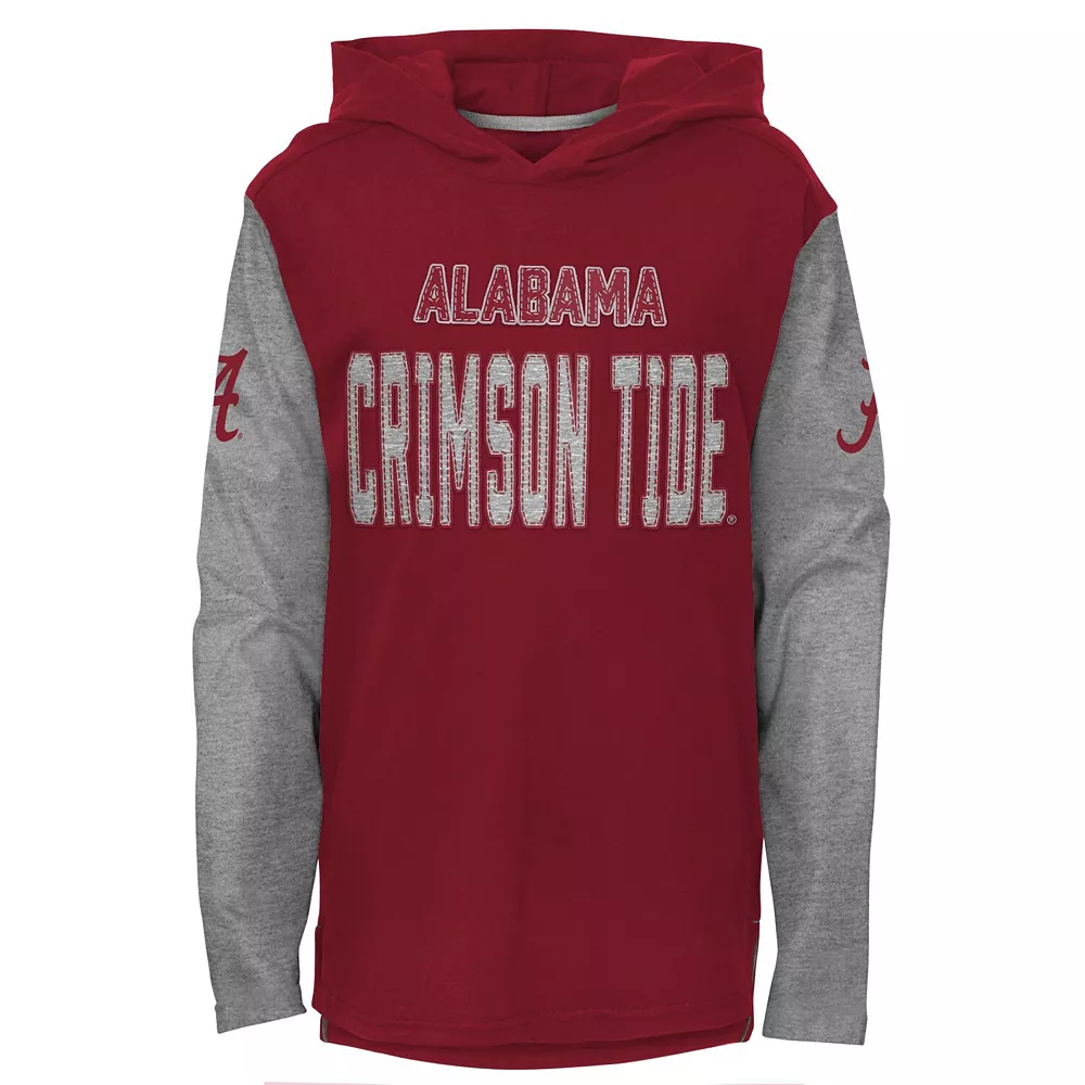 Youth Crimson Alabama Crimson Tide Heritage Hoodie Long Sleeve T-Shirt 1 Youth Crimson Alabama Crimson Tide Heritage Hoodie Long Sleeve T-Shirt