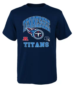 Youth Navy Tennessee Titans Official Business T-Shirt