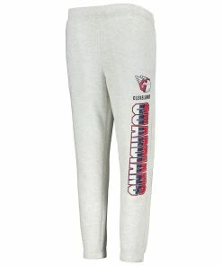 Youth Ash Cleveland Guardians Game Time Fleece Pants 5 Youth Ash Cleveland Guardians Game Time Fleece Pants -MLB Shop 5969158 ALT2