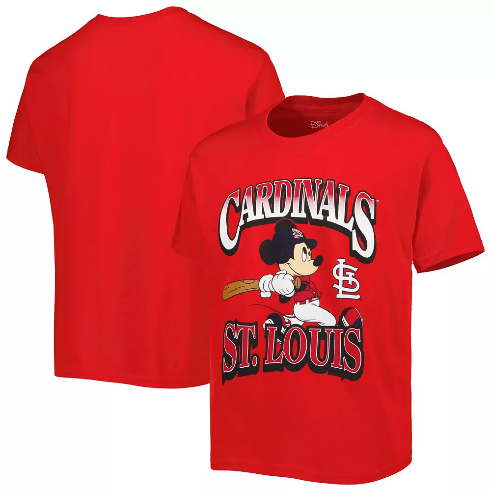 Youth Red St. Louis Cardinals Disney Game Day T-Shirt 1 Youth Red St. Louis Cardinals Disney Game Day T-Shirt