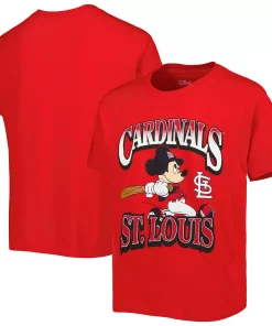 Alternative view of Youth Red St. Louis Cardinals Disney Game Day T-Shirt