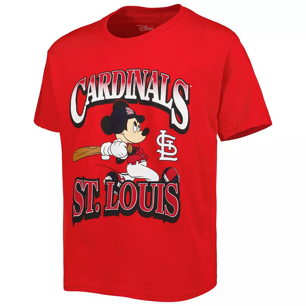 Youth Red St. Louis Cardinals Disney Game Day T-Shirt 3 Youth Red St. Louis Cardinals Disney Game Day T-Shirt - Image 3