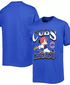Alternative view of Youth Royal Chicago Cubs Disney Game Day T-Shirt