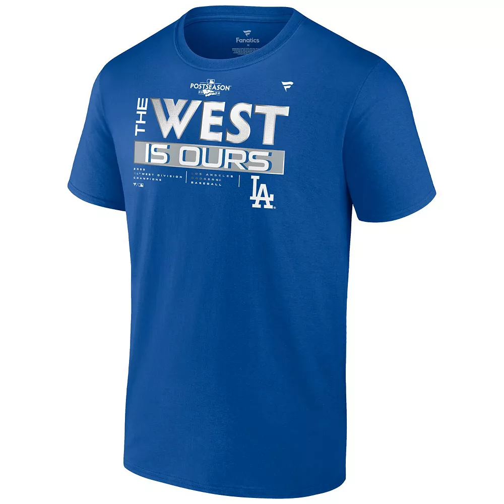 Youth Royal Los Angeles Dodgers 2022 NL West Division Champions Locker Room T-Shirt 3 Youth Royal Los Angeles Dodgers 2022 NL West Division Champions Locker Room T-Shirt - Image 3